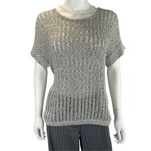 XXI Women’s‎ Short Sleeves Knitted Blouse Sweater - Size: Medium (A10002)